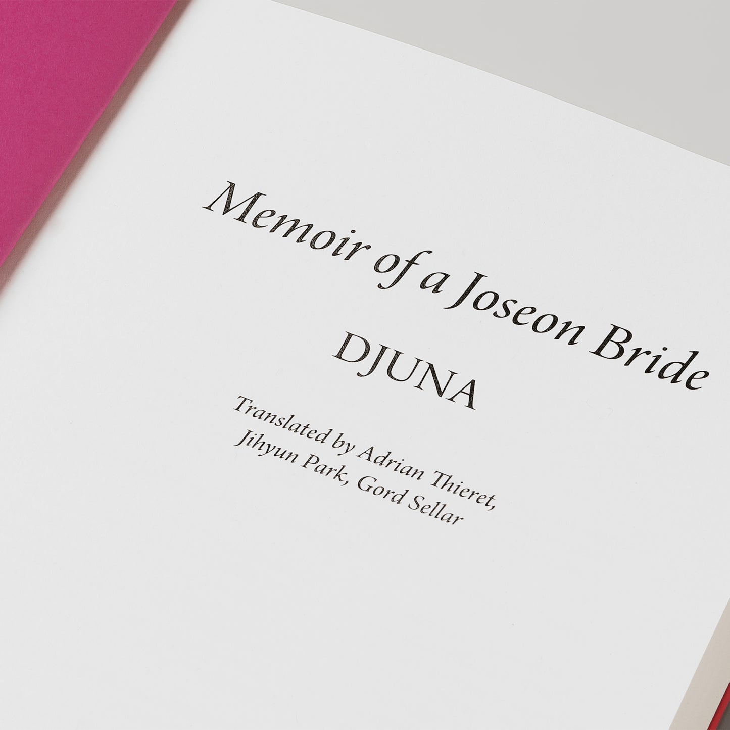 Memoir of a Joseon Bride (Pre-order)